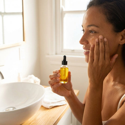 The GlamCocoon Golden Glow Oil